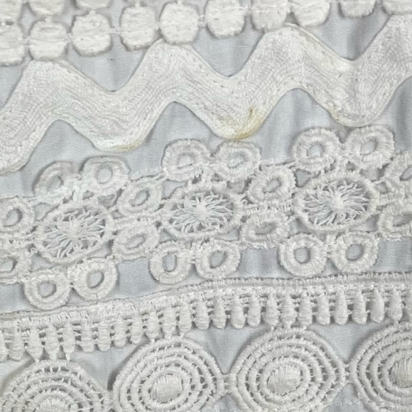 LILLY PULITZER WHITE LABEL RICK RACK RIBBON STRAPLESS WHITE MINI SHEATH DRESS - Picture 13 of 15